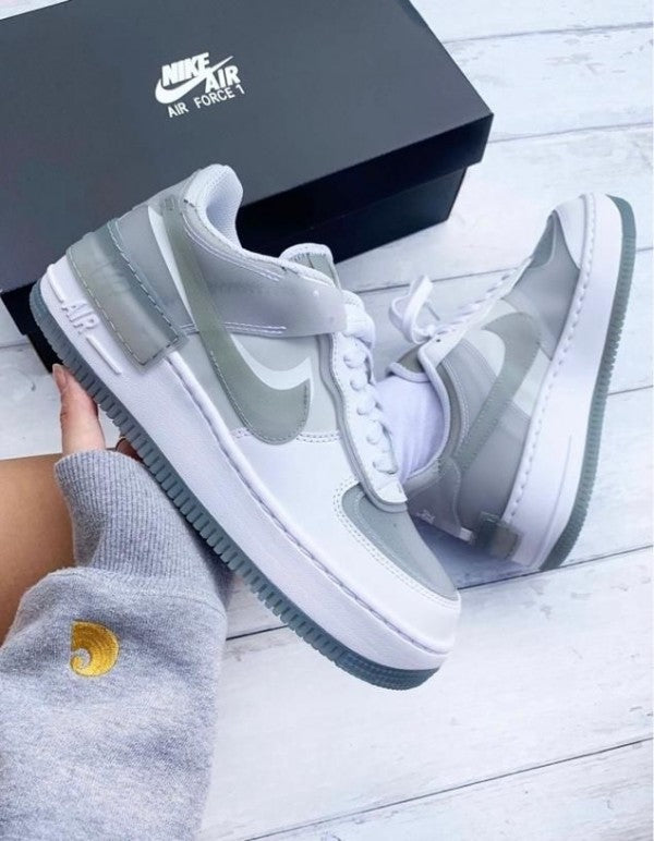 Nike Air Force 1 Shadow Grey Fog – Women’s Chunky Classic Sneakers